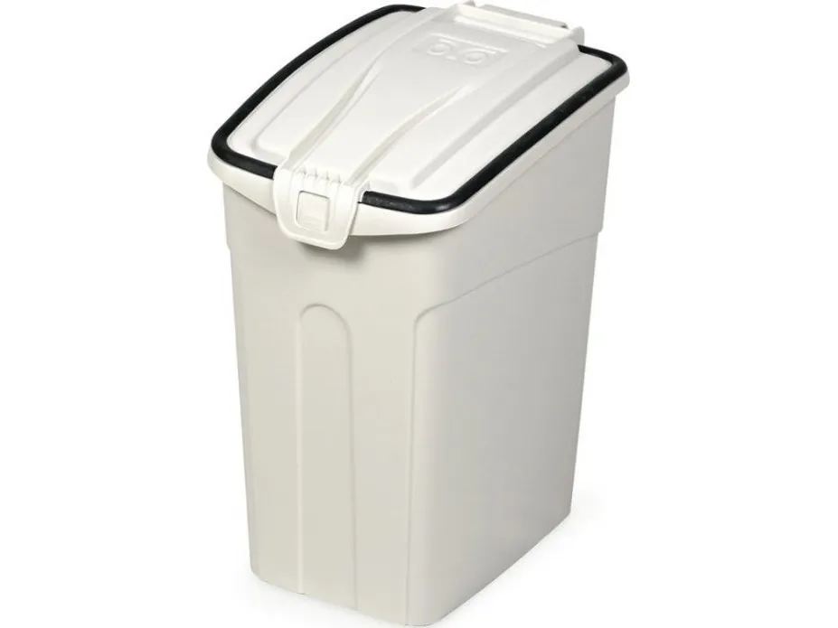 Barry King beholder for tørrfôr S, 16L, hvit (31x20x35cm) BK-14273