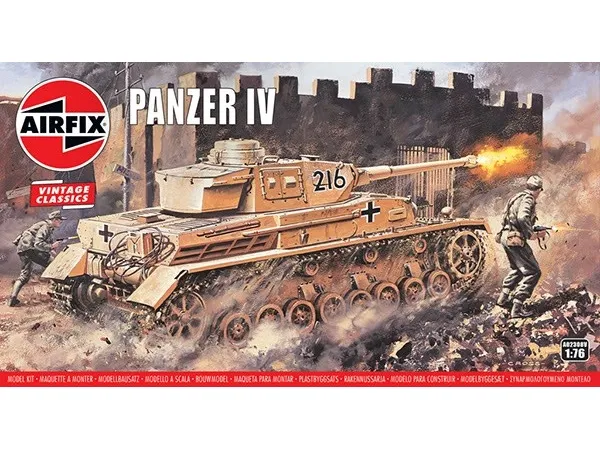 Airfix Panzer IV tankmodell for montering Airfix universal