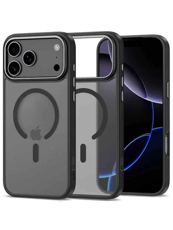 Tech-Protect MagEdge MagSafe Case for iPhone 17 Pro - matt black