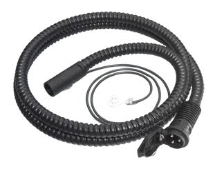 Miniplug indtagskabel 1,0m sort