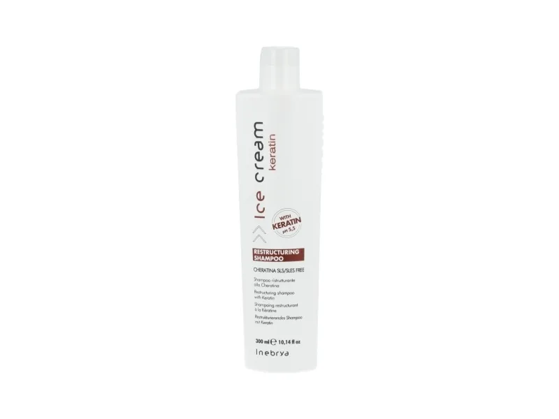 INEBRYA_Ice Cream Keratin restrukturerende hårsjampo med keratin 300ml