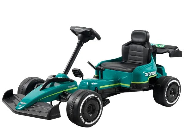 Aston Martin Aramco pedal gokart for barn