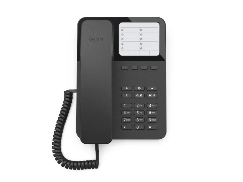 Siemens Gigaset fasttelefon DESK400 svart