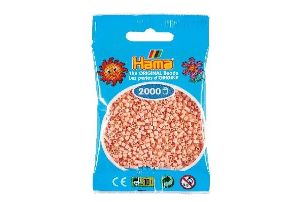 Hama mini perler 2000 stk. lys fersken