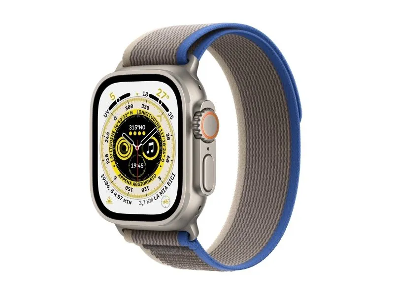 Apple Watch Ultra, OLED, Berøringsskjerm, 32 GB, Wi-Fi, GPS, 61,3 g