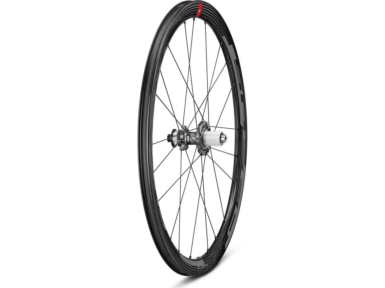 Sykkelhjulsett Fulcrum Speed 40 DB 2WF C19 AFS foran HH12 - bak HH12/142 USB-Shimano HG11