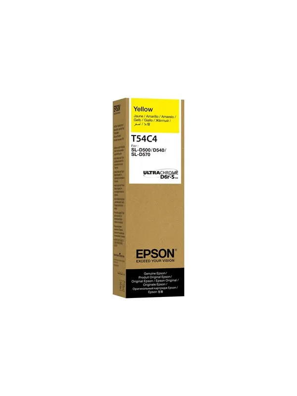 Epson T54C - yellow - original - ink refill