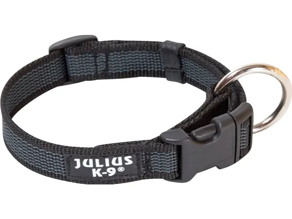 Julius-K9 Super grip halsbånd - 39-65 cm - Sort