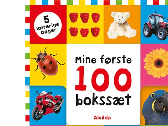 Mine første 100 - boksett (5 lærerike bøker)