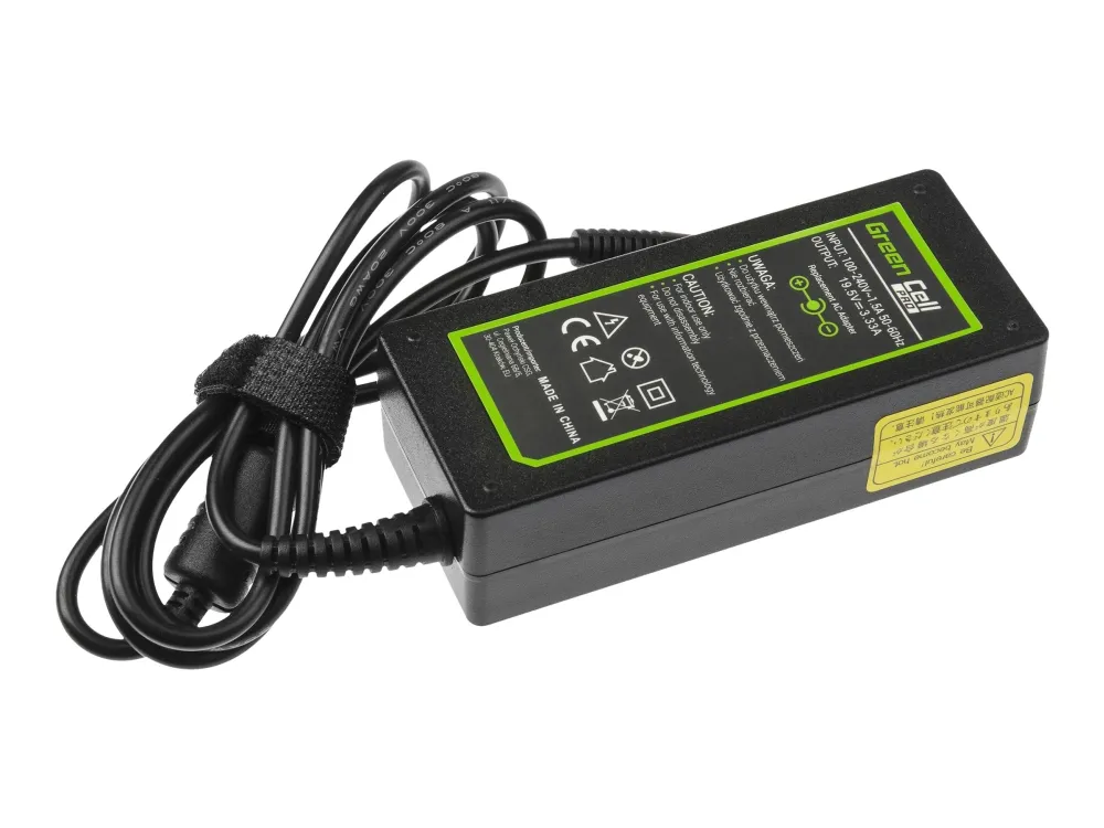 Green Cell PRO - Strømadapter - AC - 65 watt - svart - for HP Pavilion Sleekbook 15-b020ew, 15-b020sw, 15-b050sw, 15-b110sw