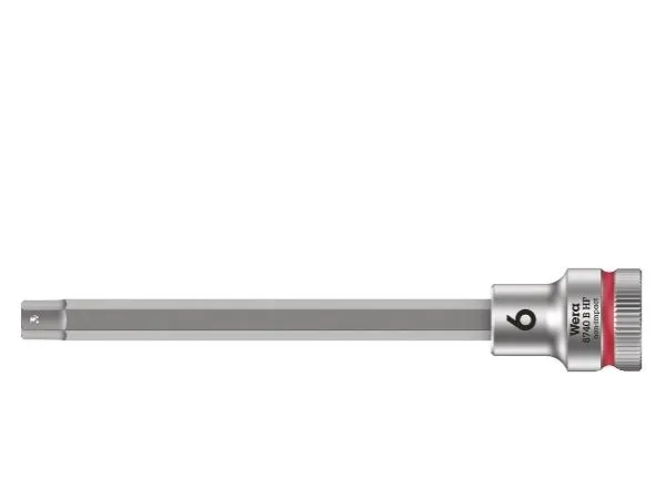 Wera 05003036001, Stikkontakt, 3/8, Metrisk, 1 hoder, 6 mm, Kromvanadiumstål