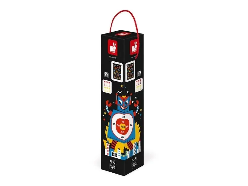 JANOD Magnetic Dart Game Robots, Plast, Frankrike, 440 mm, 40 mm, 650 mm, 1 stykker
