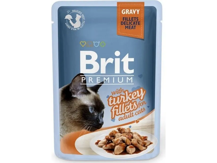 Brit Brit Care Cat katterfôr med kalkun i saus 85 g