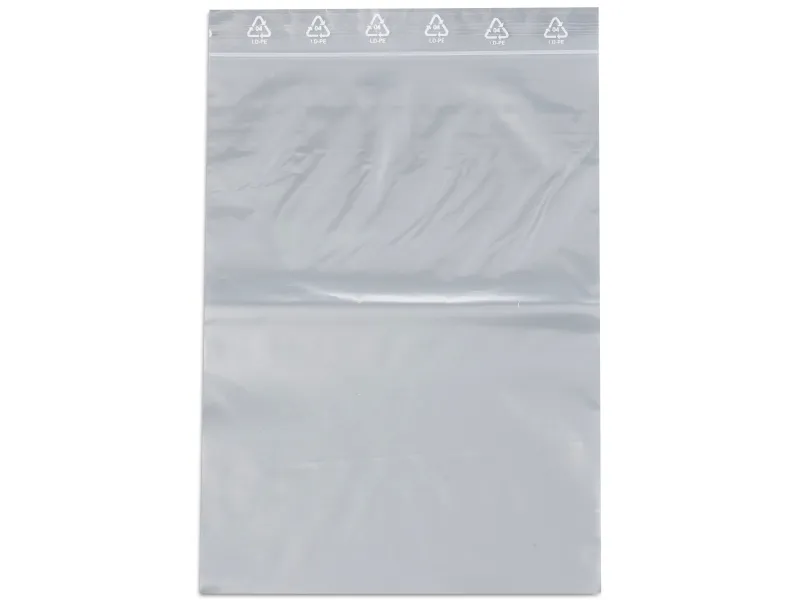 Lynlåspose, Master'in Performance, 50 µm 250 x 350 mm, LD-PE, transparent Uden tryk, Lynlåslukning k
