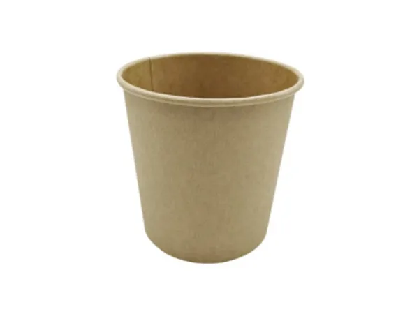 Papbæger Soup-To-Go 50 cl 16 oz Ø96x95 mm Plast på indersiden Brun,25 stk/ps - (25 stk.)
