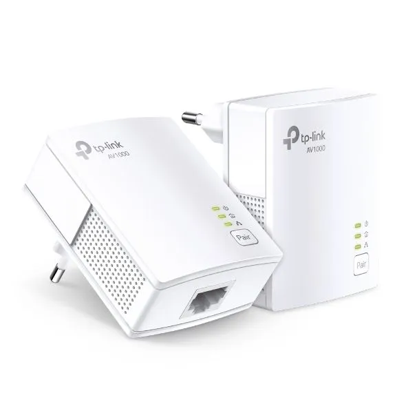 TP-Link TL-PA7019 KIT, 1000 Mbit/s, IEEE 1901, IEEE 802.3, IEEE 802.3ab, IEEE 802.3u, Type C, Gigabit Ethernet, 10,100,1000 Mbit/s, HomePlug AV2