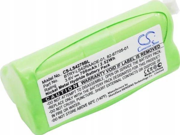 Cameron Sino batteri for skanner Kodów Typ 82-67705-01 Btry-ls42raaoe-01 For Ls4278 Ls4278-m Ds6878 Ds6878-sr / Cs-ls4278bl