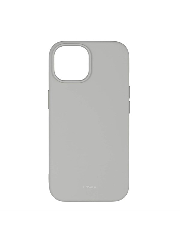 ONSALA Phone Case with Silicone Feel Concrete - iPhone 13/14/15