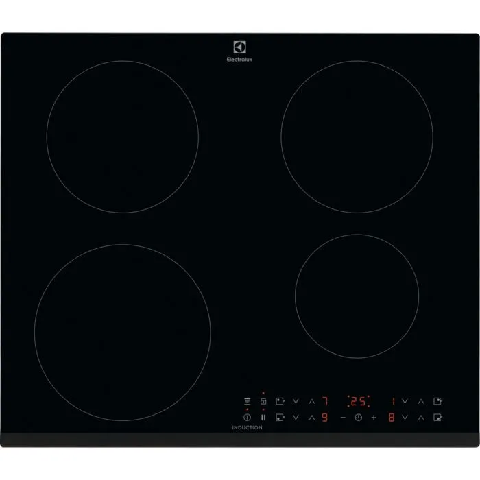 Electrolux CIR60433, Sort, Innebygget, 60 cm, Sonebasert induksjon, 4 zone(s), 4 zone(s)