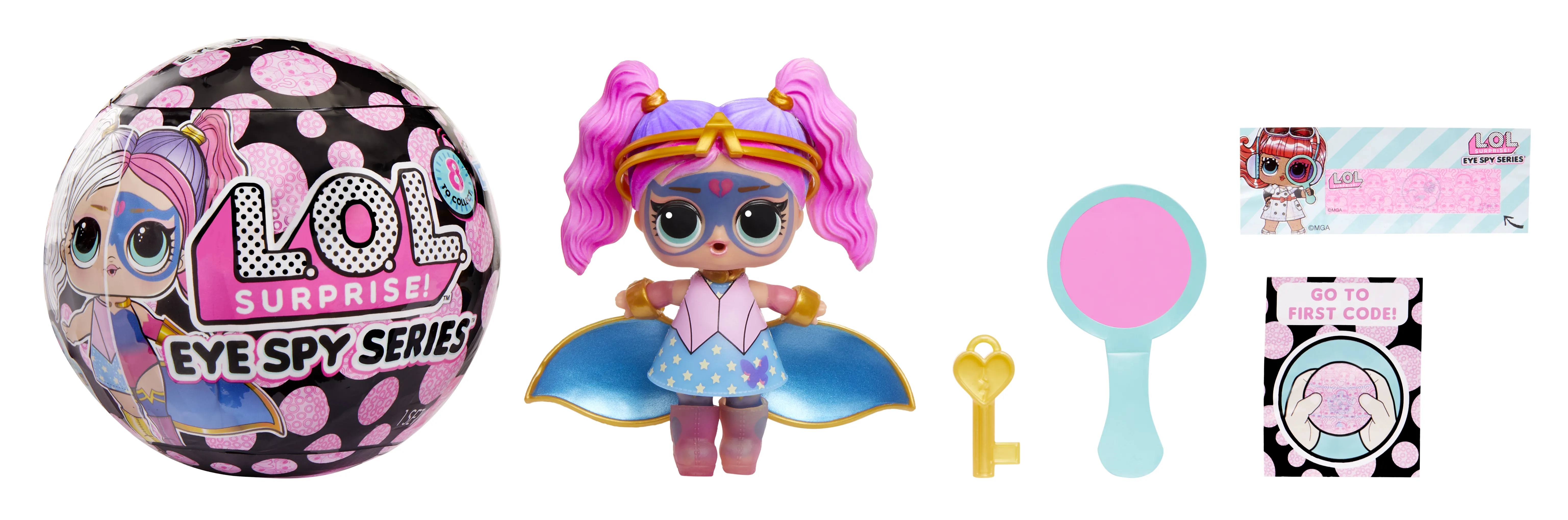 L.O.L. Surprise! 542629, Minidukke, Jente, 4 år, Gutt/jente, Ulike farger