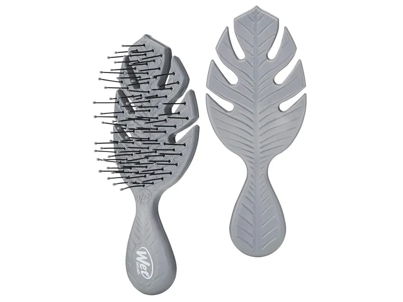 Wet Brush Go Green Mini Detangler Brush Grey for Unisex Hair