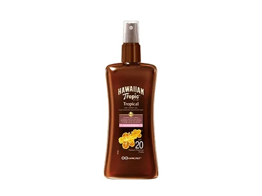 Hawaiian Tropic Protective Dry Oil Spray SPF 20 -  200 ml