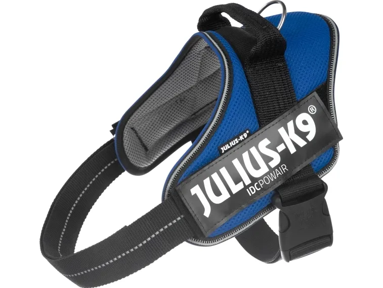 Julius-K9 K9 IDC POWAIR sele, Str.: 1, blå, 63-85 cm
