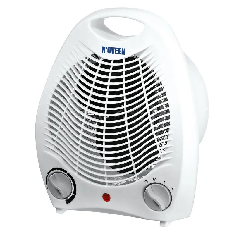 Noveen FH03, Viftedrevet elektrisk romvarmer, CE, RoHS, Innendørs, Bord, Gulv, Bord, Vindu, Hvit, 2000 W