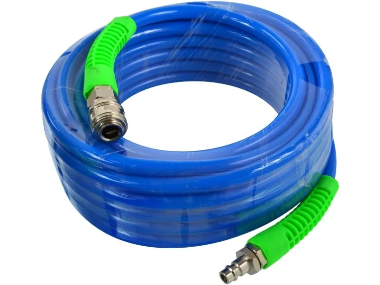 Geko armert trykkluftslange PU 10 m 12 mm x 8 mm blue (10)