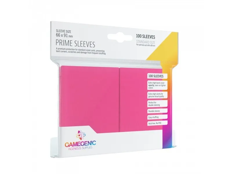 GameGenic Prime Sleeves Pink