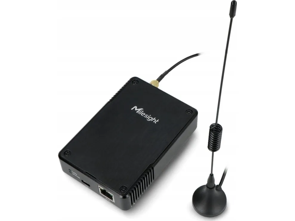 Milesight UG56 LoRaWAN industrigateway innendørs PoE Wi-Fi-antenner MQTT programmerbar Python-SDK Node-RED