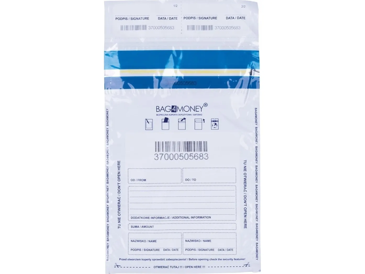 Office Products sikkerhetskonvolutt OFFICE PRODUCTS, M5, 150x220 mm, 50 stk., hvit