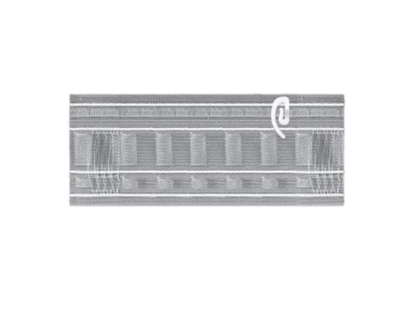 Magam gardinbånd 8,5 cm x 50 m transparent