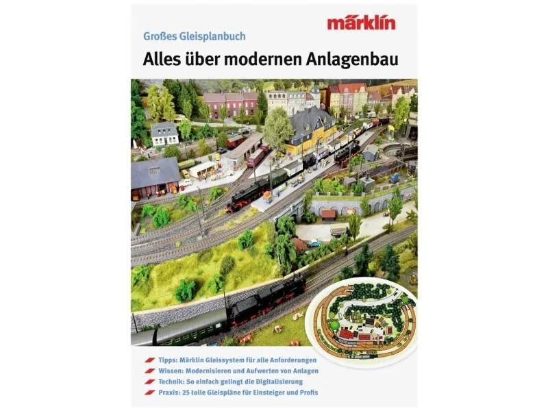 Märklin modelljernbane sporplanbok utførelse på tysk