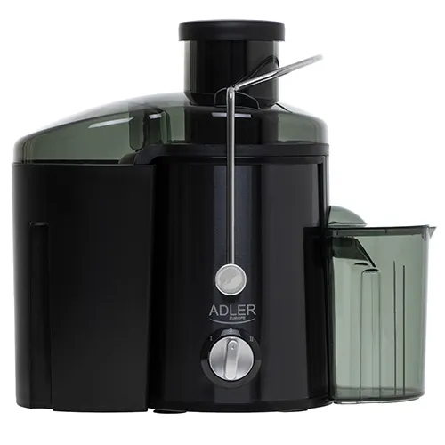 Adler AD 4132, Juicesentrifuge, Sort, Rustfritt stål, 1,5 l, 0,45 l, 6,5 cm, 1,05 m