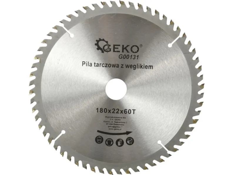 Geko Wood-skive 180x22x60T(50)