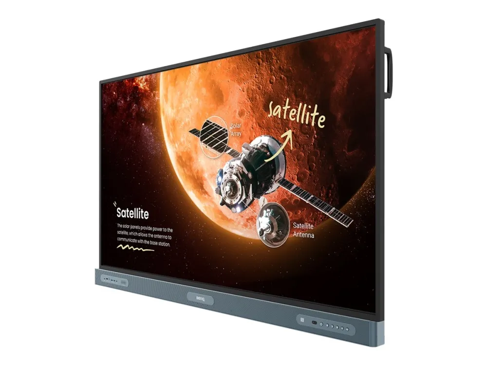 BenQ Board Pro RP6504 - 65 Diagonalklasse RP04 Series LED-bakgrunnsbelyst LCD-skjerm - utdannelse - med innebygd interaktiv tusjtavle, berøringsskjerm (flerberørings) - 4K UHD (2160p) 3840 x 2160 - svart