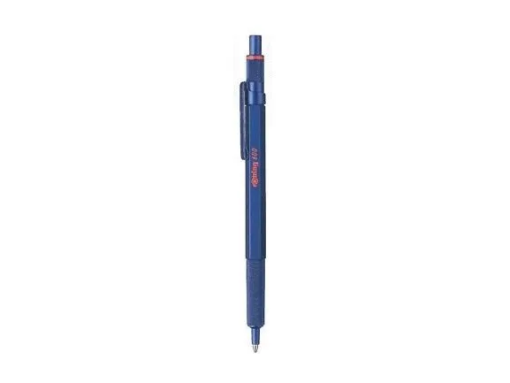 Rotring 600, Klips, Clip-on retractable ballpoint pen, Gjenfyllbar, Svart, 1 stykker