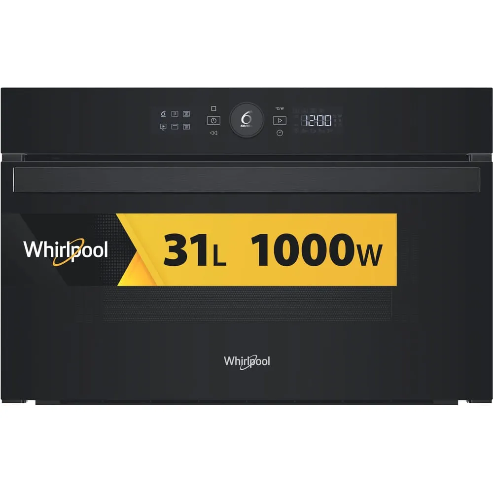 Whirlpool WMD44MB, Innebygget, Grill mikrobølge, 31 l, 1000 W, Innebygd skjerm, LED