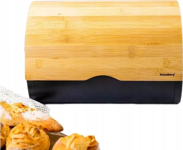Brødboks Klausberg bambus/stål (KB-7712)