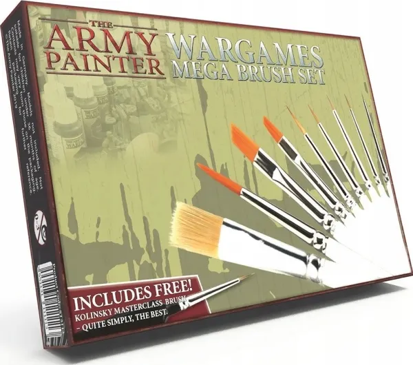 Army Painter The Wargames Mega Brush Set (2023)