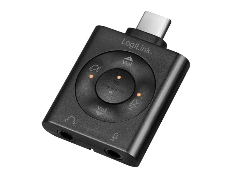 LogiLink UA0365, USB Type-C, 96KHz, 27 mm, 40 mm, 8 mm