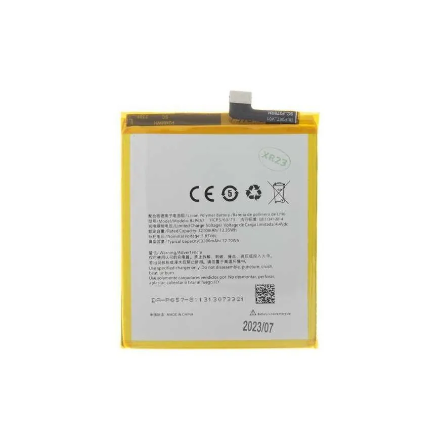 Batteri til OnePlus BLP657 3300mAh Li-ion (OEM) til ONE Plus 6