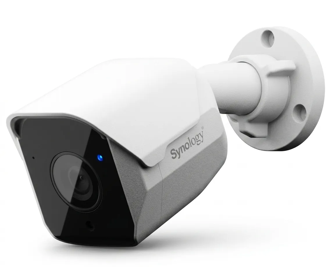 Synology BC510 - Nettverksovervåkingskamera - kule - utendørs, innendørs - farge (Dag og natt) - 2880 x 1620 - fastfokal - lyd - LAN 10/100 - H.264, H.265 - TAA-samsvar
