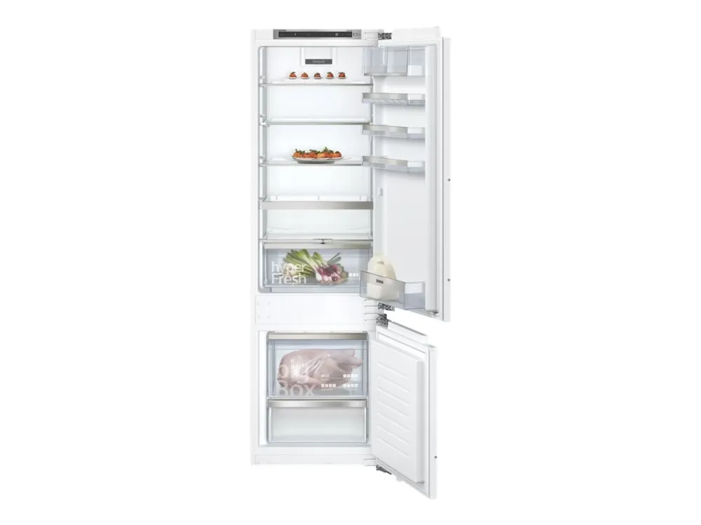 Siemens iQ500 coolEfficiency KI87SADD0 - Kjøleskap/fryser - bunnfryser - innebygd - fordypning - bredde: 56 cm - dybde: 55 cm - høyde: 177.5 cm - 270 liter - Klasse D