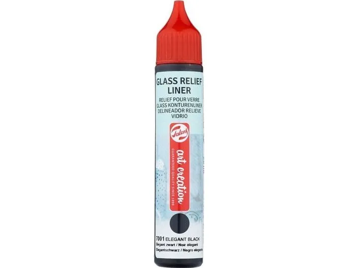 Talens Art Creation Glass Relief Liner Elegant Black 7001