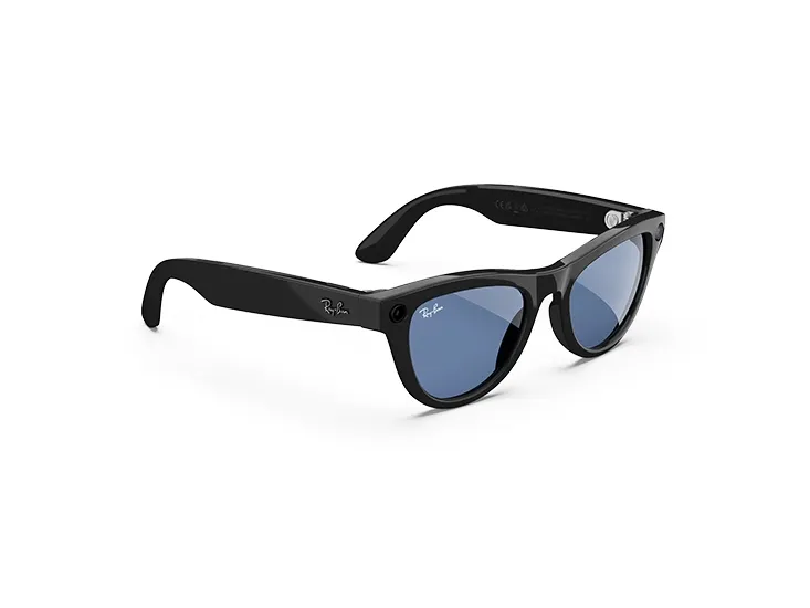 Ray-Ban Meta Skyler Gen1 AI-briller - Black/Cerulean Blue Transitions