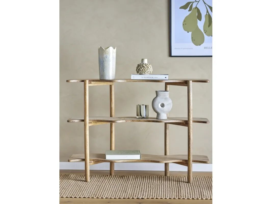 BLOOMINGVILLE Rivoli bokhylle, natur, FSC 100%® mangotre