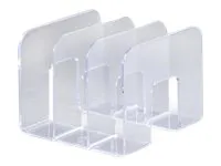 Katalogholder Durable Trend, 3 fag, transparent