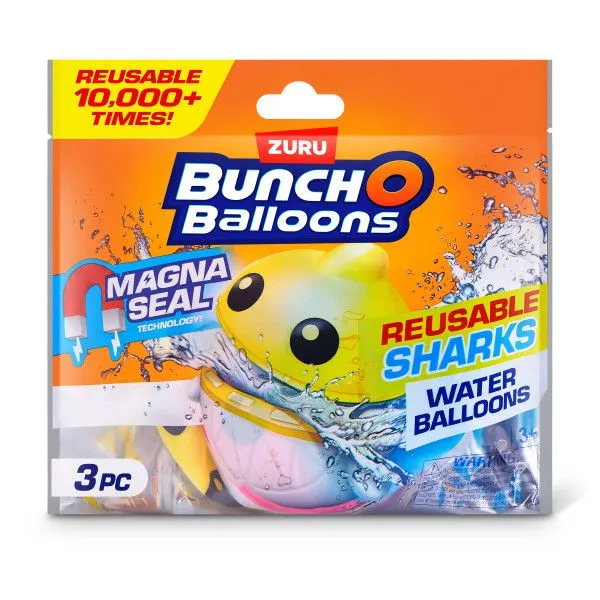 Bunch O Balloons Reusable Shark Water Balloons (3 pack)